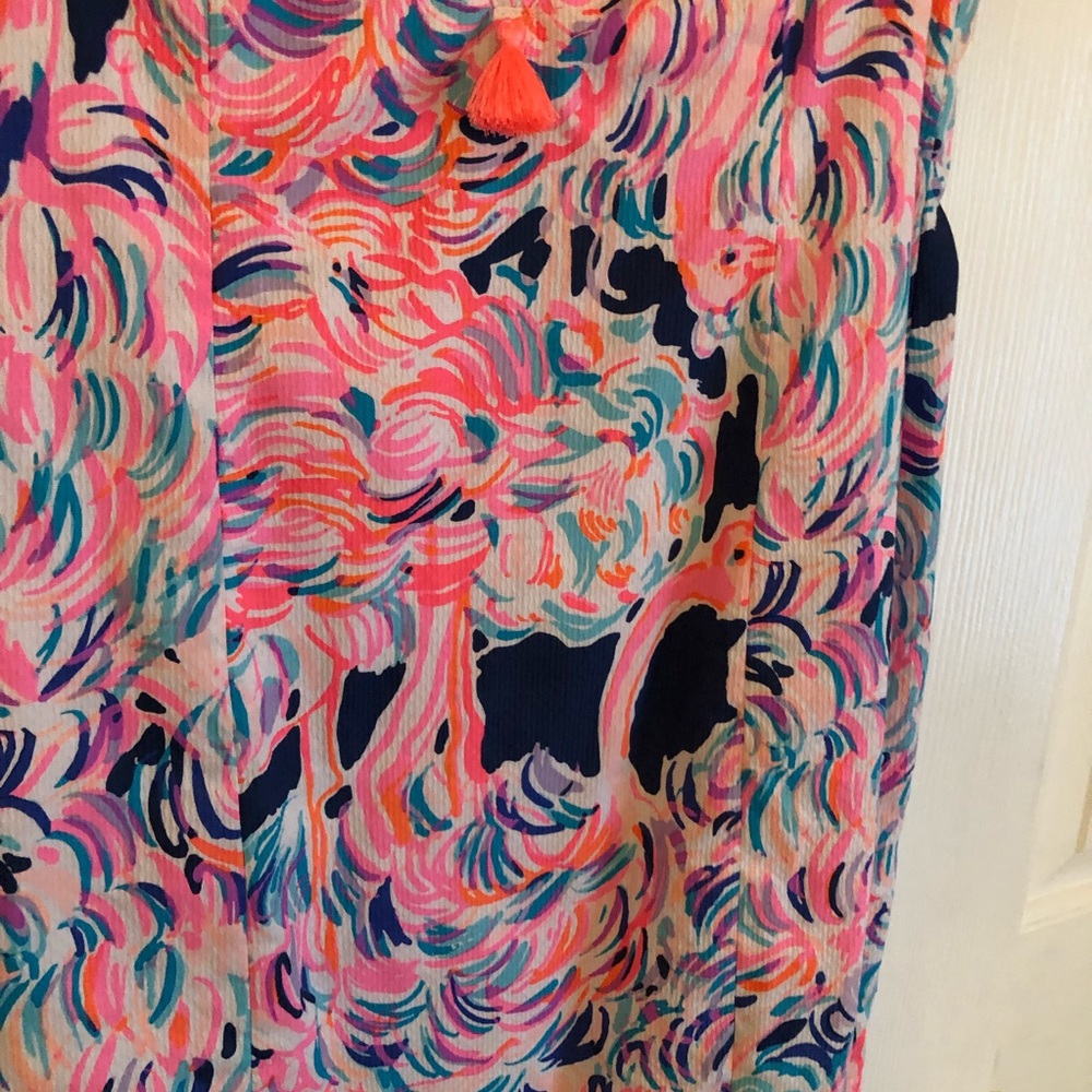 Lilly Pulitzer Shift Dress With Tassel Neckline - Picture 8 of 12